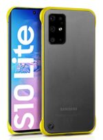 | The Ultimate Case | for Galaxy S10 Lite | Shock Proof Ultra Slim Frameless Design, Complete Protection | Hybrid Bumper Hard Back Case Cover (Sunshine Yellow)