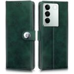 Shock Proof Flip Cover Back Case for Vivo V27 | Magnetic Wallet Leather Case with Stand