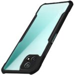 Shock Proof Clear Protective Back Case for Vivo Y72 5G | Y31s - AirEDGE Technology | 360 Degree Camera Protection | Transparent Hybrid Back Case Mobile Cover - Black