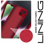 Back Cover for Apple iPhone 14 Plus | Ultra Slim Soft Rubberised Case | Inner Velvet Fabric Lining | Matte Silicone Flexible Mobile Case | Camera Protection - Crimson Red - Image 5