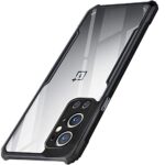 Polycarbonate Shockproof Crystal Clear OnePlus 9 Pro 5G Back Cover 360 Degree Protection Protective Design Transparent Bumper Back Cover for 1+ OnePlus 9 Pro 5G (Black)