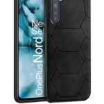 Spider Series Case for OnePlus Nord | Abstract Sleek Design Flexible Silicone Edge to Edge Protection Shockproof Slim Back Case Cover for One Plus 1+ OnePlus Nord - Pitch Black