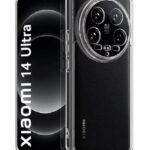 Ultra-Hybrid Clear Back Case Cover Designed for Xiaomi 14 Ultra 5G | Sleek Hard Back | Cushion Edge Technology Shockproof Drop & Camera Protection Bump Transparent