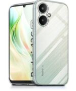 Crystal Clear Transparent Back Case Cover for Xiaomi Redmi 13C 5G | Poco M6 5G | Full Device & Camera Protection Shockproof TPU Silicone Back Cover Case Transparent