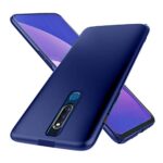 Abstract Sleek Design Flexible Silicone Edge to Edge 360 Degree Protection Shockproof Slim Back Case Cover for Oppo F11 Pro - Washington Blue
