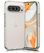 Transparent Back Cover Case for Google Pixel 9 Pro | Raised Bumps for Full Device & Camera Protection Shockproof TPU Silicone Back Case Mobile Cover Transparent - Image 3