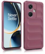 Ultimate Silicon Back Cover Case for 1+ OnePlus Nord CE 3 5G | Military Grade Drop Protection Shockproof Bumper | Anti-Slip Grip | Scratch Proof Micro-Fibre Cloth Inside (Crimson Red) - Image 3