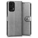 Shock Proof Flip Cover Back Case for Motorola Moto G35 5G | Magnetic Wallet Leather Case with Stand - Image 5