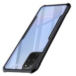 Shock Proof Clear Back Case Mobile Cover for Samsung Galaxy S20 Plus (Hard | Hybrid PC + TPU | Full Armour Device & Camera Protection | Black)