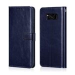 Shock Proof Flip Cover Back Case for Samsung Galaxy S8 Plus | Magnetic Wallet Leather Case with Stand