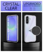 Transparent Back Cover Case for Samsung Galaxy A36 5G | Galaxy A56 5G | Raised Bumps for Full Device & Camera Protection Shockproof TPU Silicone Back Case Mobile Cover Transparent - Image 5