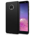 Protective Sleek Back Case Cover for Motorola Moto G6 (Flexible | Silicone | Shock Proof, Anti Slip, Soft Rubberised | Onyx Black)