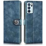 Shock Proof Flip Cover Back Case for Oppo Reno 6 Pro 5G | Magnetic Wallet Leather Case with Stand