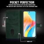 Shock Proof Flip Cover Back Case for Oppo F23 5G | Magnetic Wallet Leather Case with Stand - Image 5