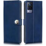 Shock Proof Flip Cover Back Case for Vivo V21 5G | Magnetic Wallet Leather Case with Stand