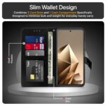 Shock Proof Flip Cover Back Case for Infinix Note 50X 5G | Magnetic Wallet Leather Case with Stand - Image 5