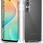 Ultra-Hybrid Clear Back Case Cover Designed for Samsung Galaxy M36 5G | Galaxy F36 5G | Sleek Hard Back | Cushion Edge Technology Shockproof Drop & Camera Protection Bump Transparent