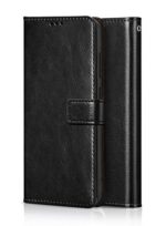 Shock Proof Flip Cover Back Case for Xiaomi Mi Redmi 5A | Magnetic Wallet Leather Case with Stand