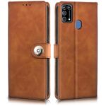 Shock Proof Flip Cover Back Case for Samsung Galaxy M31 | Magnetic Wallet Leather Case with Stand