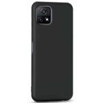 Ultra Slim Matte Shockproof Soft Silicone Back Case Cover for Vivo Y72 5G - Pitch Black - Image 3