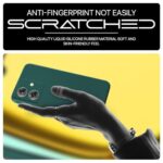 Back Cover for Realme Narzo N61 | Realme C61 | Ultra Slim Soft Rubberised Case | Inner Velvet Fabric Lining | Matte Silicone Flexible Mobile Case | Camera Protection -Green - Image 7