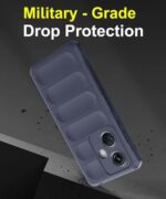 kelpuj Ultimate Silicon Back Cover Case for 1+ OnePlus Nord CE 3 5G | Military Grade Drop Protection Shockproof Bumper | Anti-Slip Grip | Scratch Proof Micro-Fibre Cloth Inside (Deep Blue) - Image 7