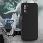 kelpuj Back Cover for Nokia G42 5G | Ultra Slim Soft Rubberised Case | Inner Velvet Fabric Lining | Matte Silicone Flexible Mobile Case | Camera Protection - Black - Image 5