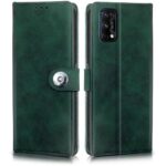 Shock Proof Flip Cover Back Case for Realme 7 Pro | Magnetic Wallet Leather Case with Stand