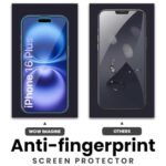 Unbreakable Nano Film Glass Screen Protector for iPhone 16 Plus [ Flexible Like a Screen Guard, Harder Than a Tempered Glass ]  Pack of 2 Clear - Image 5