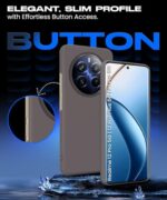 Slim Frameless Back Cover for Realme 12 Pro 5G | Realme 12 Pro Plus 5G | P1 Pro 5G | Ultra Thin Lightweight Design & Camera Protection | Soft Matte Silicone Flexible Mobile Case (Grey) - Image 7