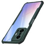 Shock Proof Clear Protective Back Case for Xiaomi Mi 11T | Mi 11T Pro - AirEDGE Technology | 360 Degree Camera Protection | Transparent Hybrid Back Case Mobile Cover - Green