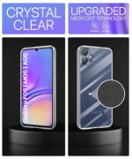 kelpuj Crystal Clear Transparent Back Case Cover for Samsung Galaxy F05 | M05 | A05 | Full Device & Camera Protection Shockproof TPU | Flexible Silicone Back Cover Transparent - Image 7