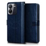 Shock Proof Flip Cover Back Case for Iqoo Z9 5G | Magnetic Wallet Leather Case with Stand - Image 5