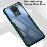 kelpuj Polycarbonate Shock Proof Clear Protective Back Case for REDMI Note 9 - AirEDGE Technology 360 Degree Camera Protection Back Case Mobile Cover for XIAOMI MI REDMI Note 9 - Camo Green - Image 7