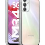 Ultra-Hybrid Crystal Clear Back Case Cover for Samsung Galaxy M34 5G | F34 5G | Hard Back | Slim Fit Shockproof Design | Camera Protection Bump | Back Cover Case (PC,TPU | Transparent)