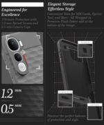 Back Cover for Vivo Y400 Pro 5G with Hexa Cube Design | Ultra Slim Soft Rubberised Case | Inner Velvet Fabric | Matte Silicone Flexible Mobile Case | Camera Protection - Grey - Image 7