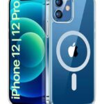 Ultra-Hybrid Back Case Cover for iPhone 12 / for iPhone 12 Pro | Compatible with MagSafe | Drop and Camera Protection | Shock Proof Crystal Clear Mobile Back Case (PC+TPU, Transparent)