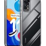 Ultra-Hybrid Crystal Clear Back Case Cover for Xiaomi Redmi Note 11 | 11s 5G | Hard Back | Slim Fit Shockproof Design | Camera Protection Bump | Back Cover Case (PC,TPU | Transparent)
