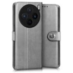 Shock Proof Flip Cover Back Case for Vivo X200 5G | Magnetic Wallet Leather Case with Stand - Image 5