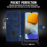 Shock Proof Flip Cover Back Case for Samsung Galaxy F23 5G | Magnetic Wallet Leather Case with Stand - Image 5