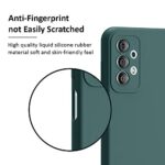 Ultra Slim Soft Rubberised Back Cover for Vivo Y21 | Y21s | Y21G | Inner Velvet Fabric Lining | Matte Silicone Flexible Camera Protection Back Case - Green - Image 7