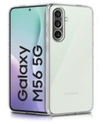 Transparent Back Cover Case for Samsung Galaxy M56 5G | Galaxy F56 5G | Raised Bumps for Full Device & Camera Protection Shockproof TPU Silicone Mobile Case Transparent