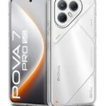 Transparent Back Cover Case for Tecno Pova 7 Pro 5G | Raised Bumps for Full Device & Camera Protection Shockproof TPU Silicone Back Case Mobile Cover Transparent