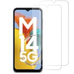 Unbreakable Nano Film Glass Screen Protector for Samsung Galaxy M14 5G [ Flexible Like a Screen Guard, Harder Than a Tempered Glass ]  Pack of 2 Clear