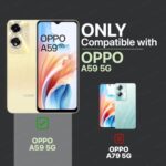 Shock Proof Flip Cover Back Case for Oppo A59 5G | Magnetic Wallet Leather Case with Stand - Image 3