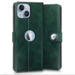 Shock Proof Flip Cover Back Case for Iphone 14 | Magnetic Wallet Leather Case with Stand - Image 3