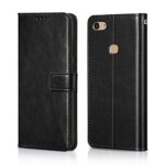 Shock Proof Flip Cover Back Case for Vivo Y83 | Magnetic Wallet Leather Case with Stand