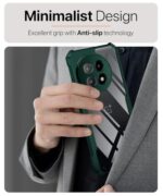 kelpuj Shock Proof Clear Protective Back Case for 1+ OnePlus 13R 5G - AirEDGE Technology | 360 Degree Camera Protection | Transparent Hybrid Back Case Mobile Cover - Green - Image 7