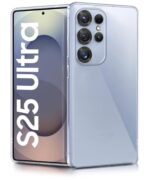 Transparent Back Cover Case for Samsung Galaxy S25 Ultra 5G | Raised Bumps for Full Device & Camera Protection Shockproof TPU Silicone Back Case Mobile Cover Transparent