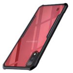 Shock Proof Clear Back Case Mobile Cover for Samsung Galaxy M01 (Hard | Hybrid PC + TPU | Full Armour Device & Camera Protection | Black)